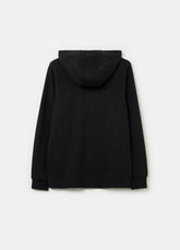 Ovs Solid Colour Full-Zip Sweatshirt With Hood